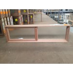Timber Awning Window 450mm H x 1510mm W (Obscure)  